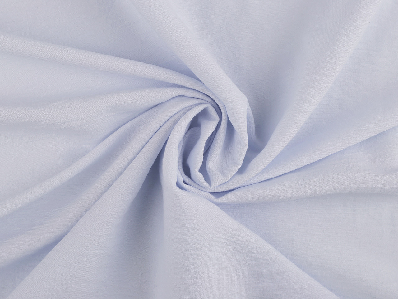 Țesătură șifonată pentru bluze - Bleu gheață (1 Metru)