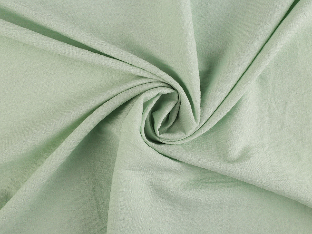 Țesătură șifonată pentru bluze - Bleu gheață (1 Metru)