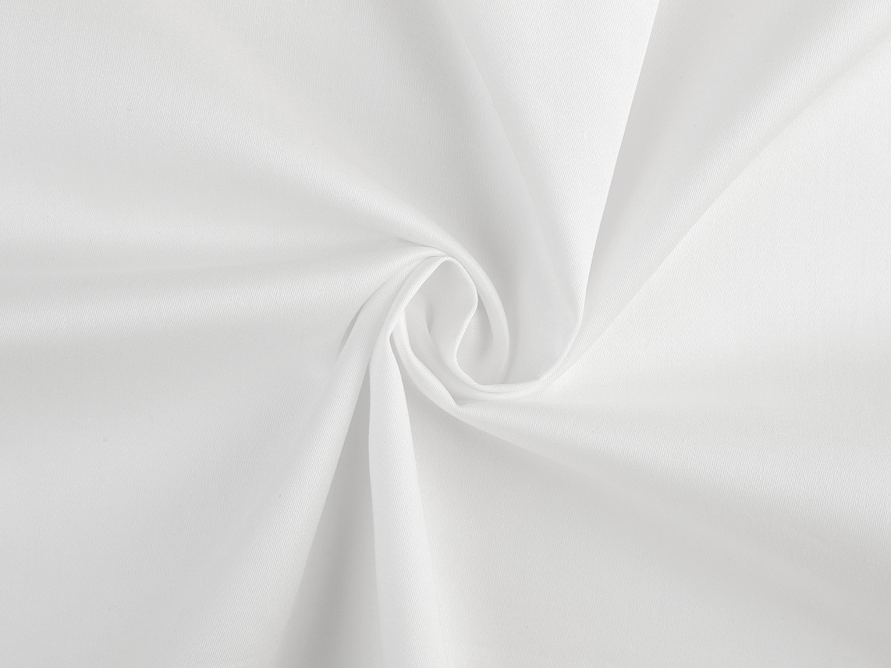 Satin din bumbac fin latime 305 cm - Alb (1 Metru)