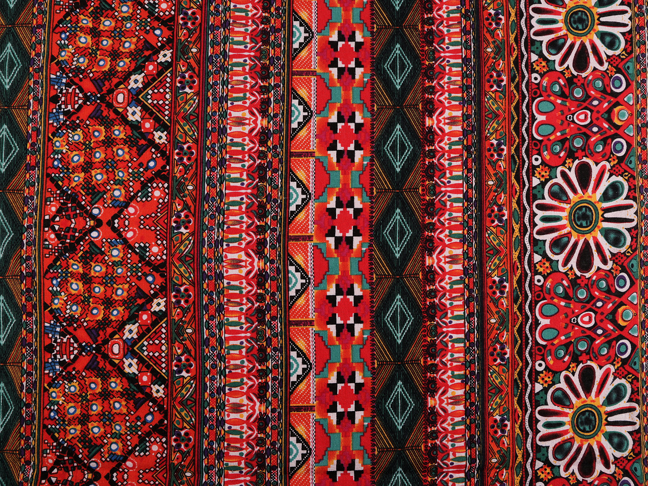 Țesătură de bumbac / pânză subțire - Roșu (1 Metru)