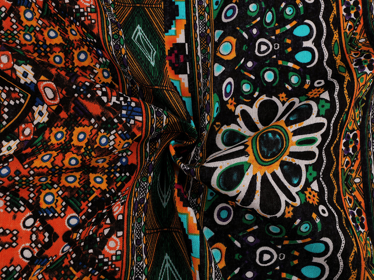 Țesătură de bumbac / pânză subțire - Roșu (1 Metru)