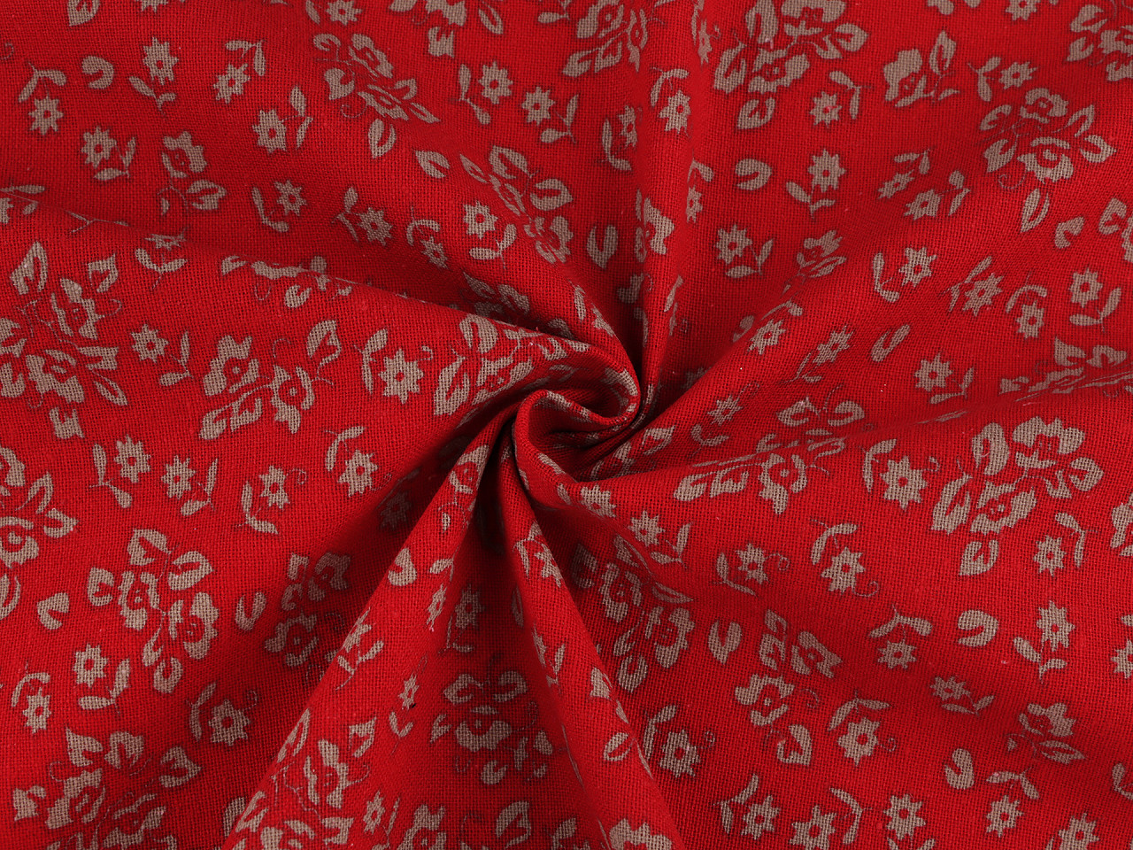 Țesătură de bumbac / pânză subțire - Vișiniu (1 Metru)