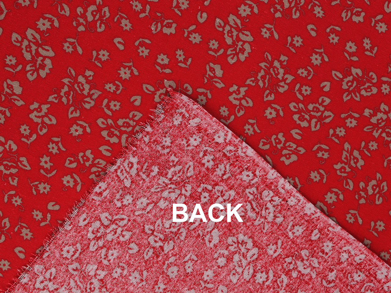 Țesătură de bumbac / pânză subțire - Vișiniu (1 Metru)