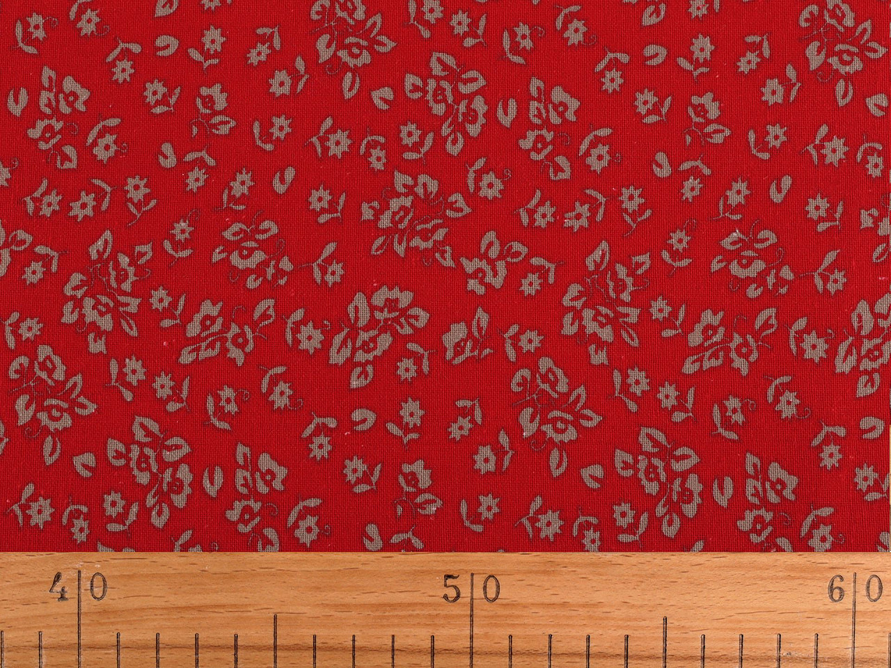 Țesătură de bumbac / pânză subțire - Vișiniu (1 Metru)