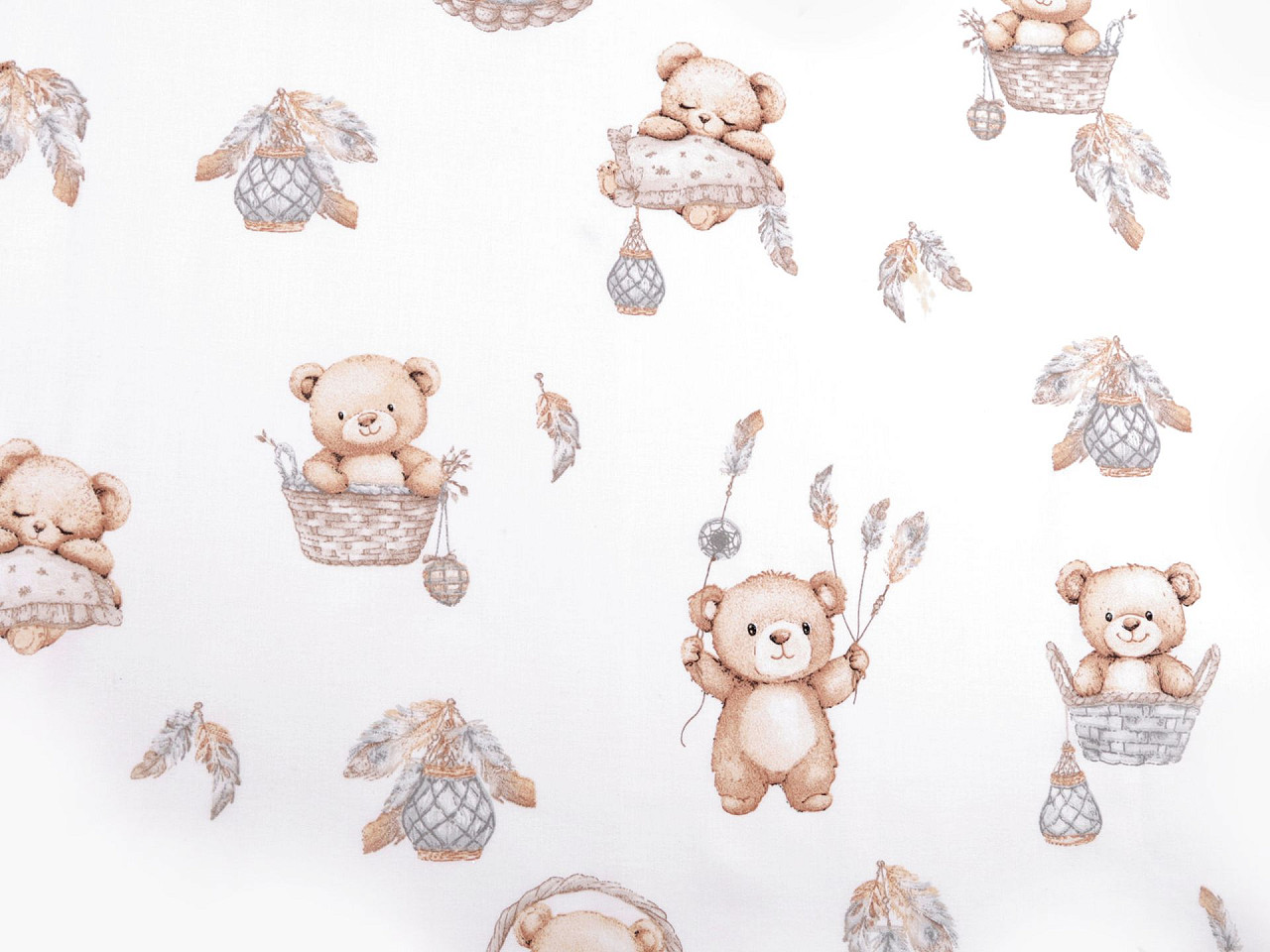 Pânză / țesătură bumbac - Bleu gheață (1 Metru)