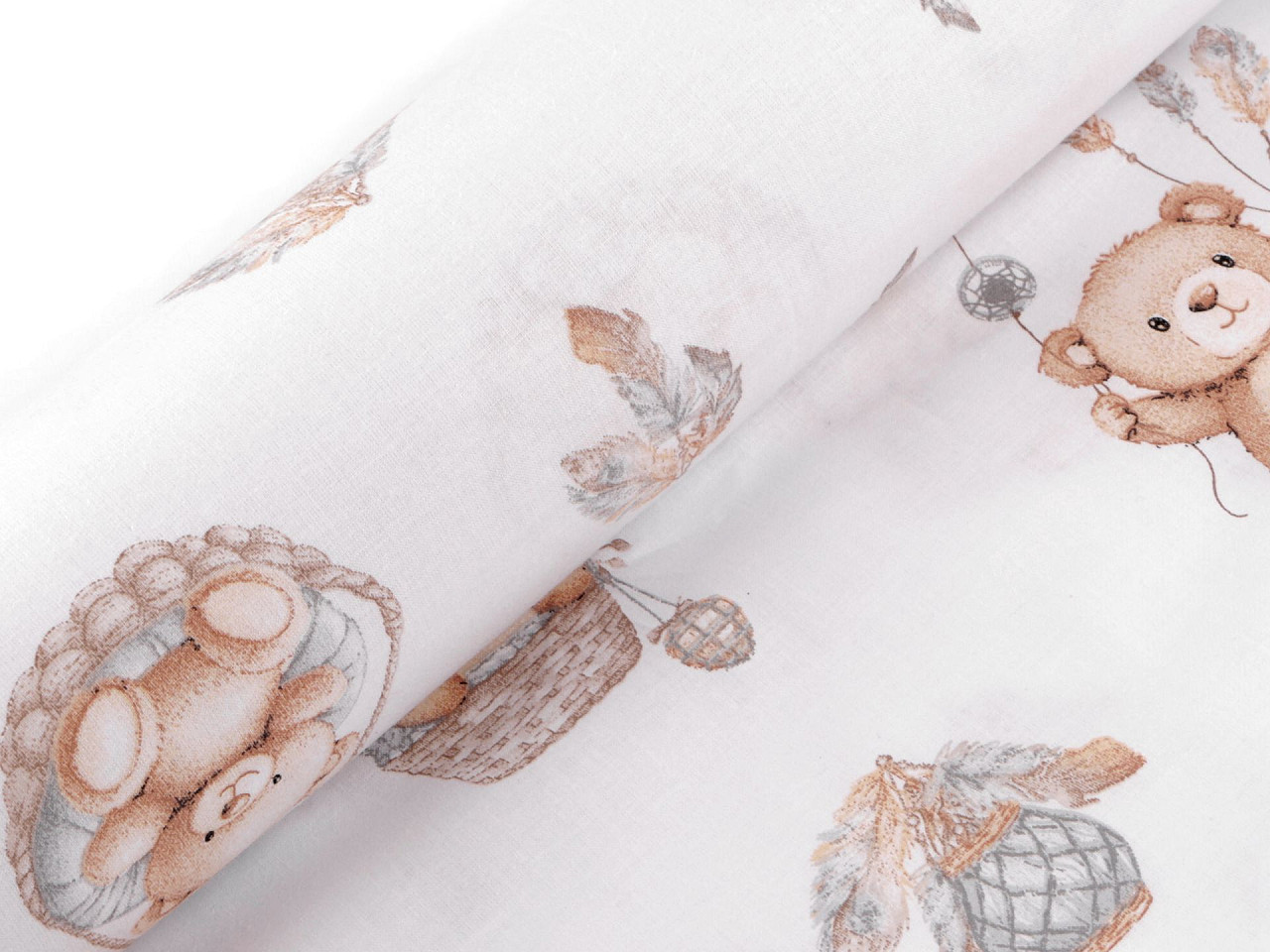 Pânză / țesătură bumbac - Bleu gheață (1 Metru)