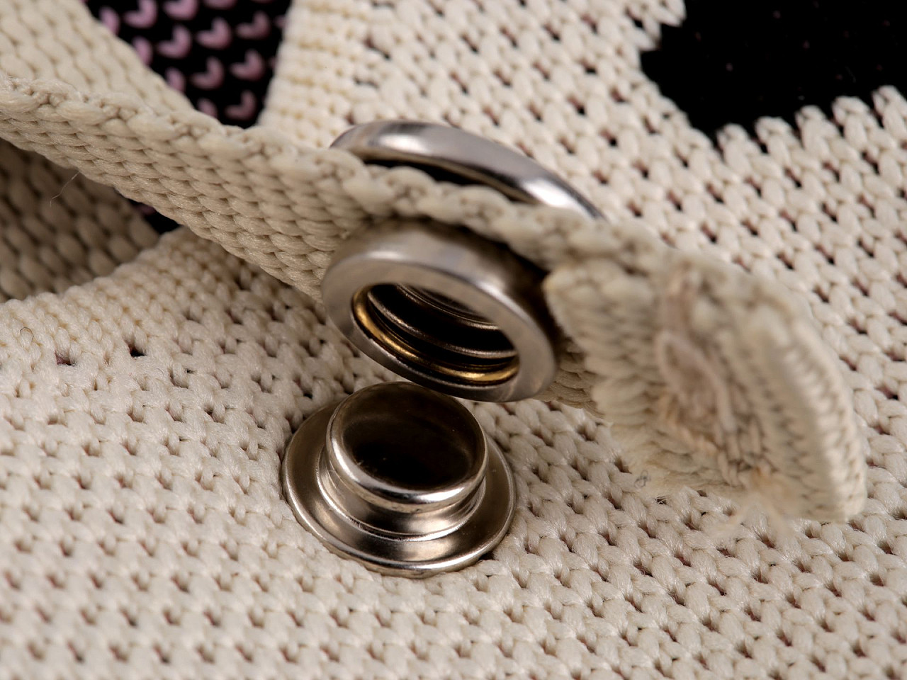 Capse din inox ø15 mm - Nichel (50 Seturi)