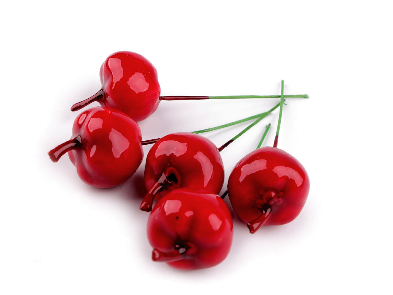 Mere artificiale - Roșu (5 Bucăți)