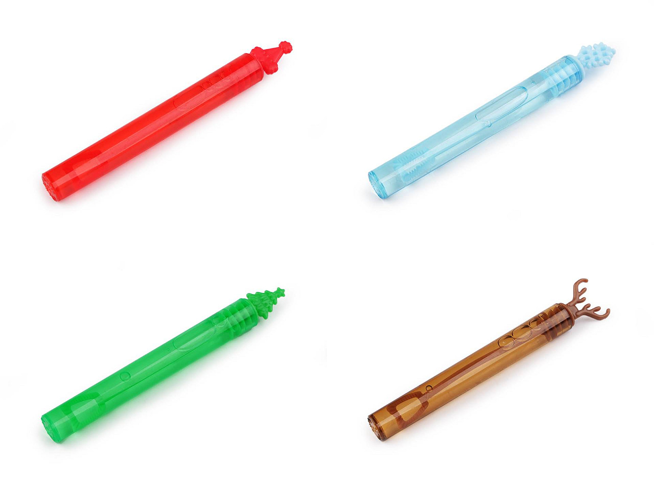 Baloane de săpun ren, fulg de nea, pălărie, brad - Maro (3 Bucăți)