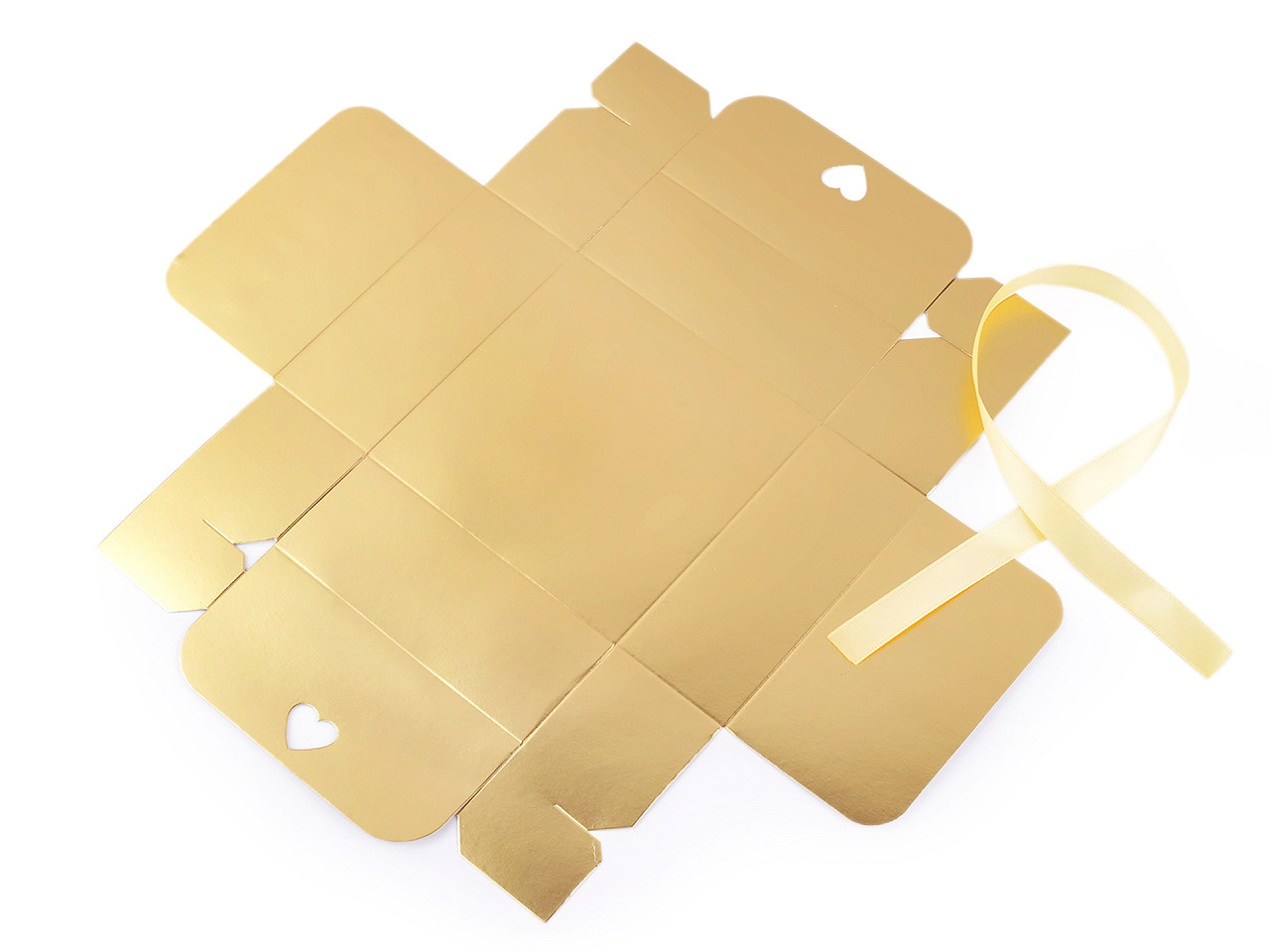 Cutie cadou cu panglică - Argintiu (12 Bucăți)