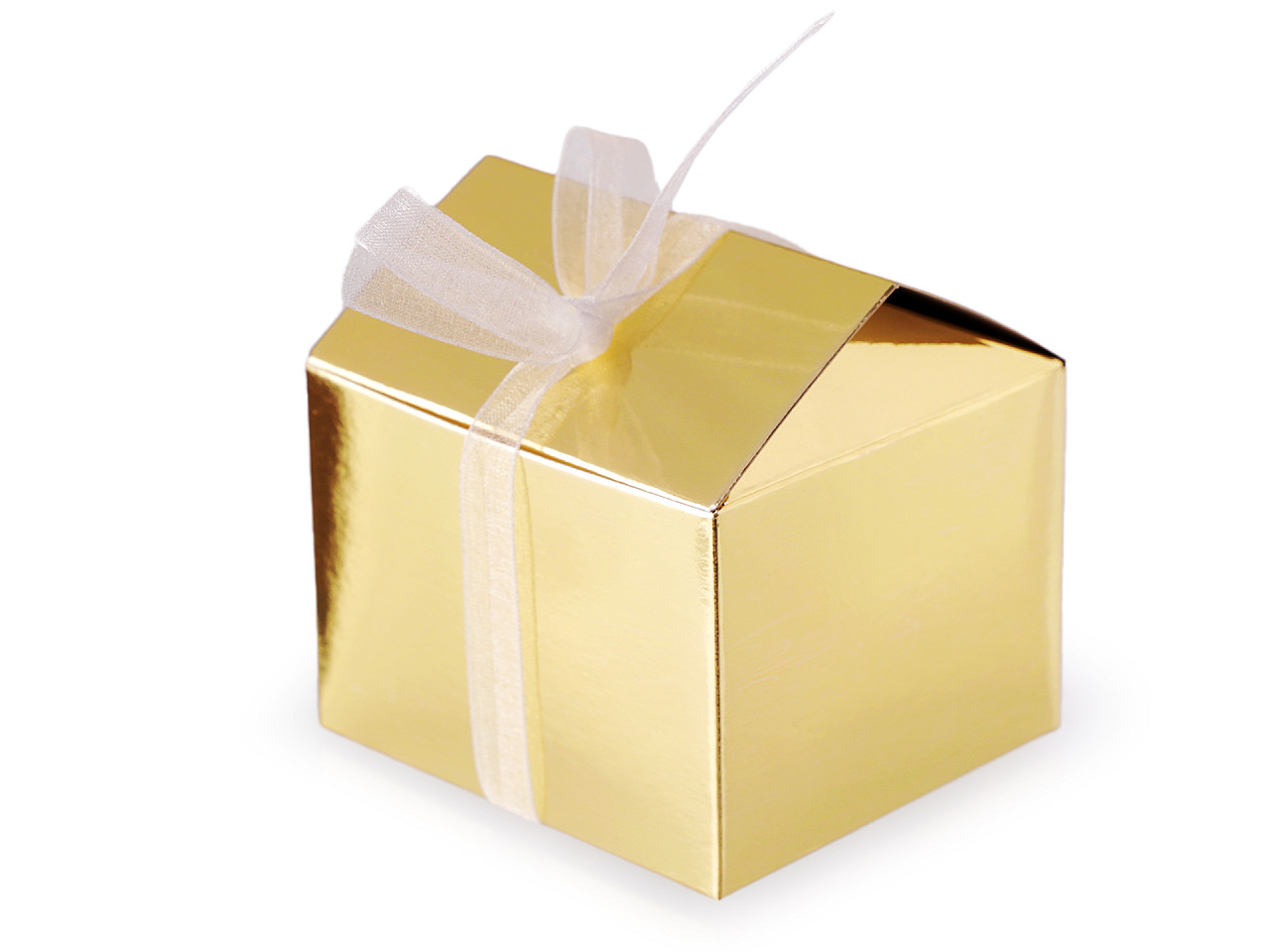 Cutie cadou de crăciun - Argintiu (12 Bucăți)