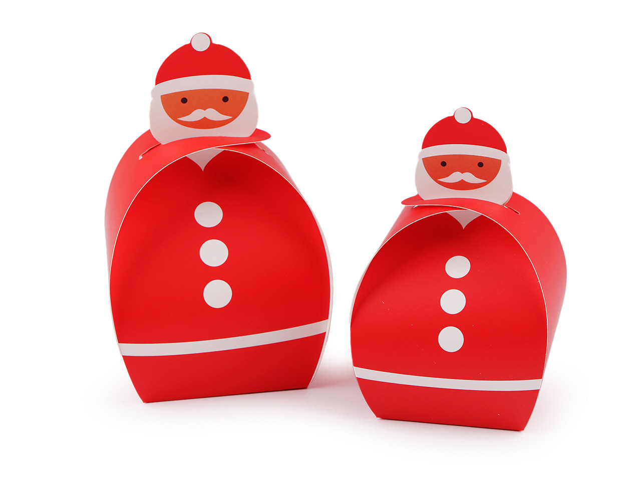 Cutie cadou de craciun - Roșu (12 Bucăți)