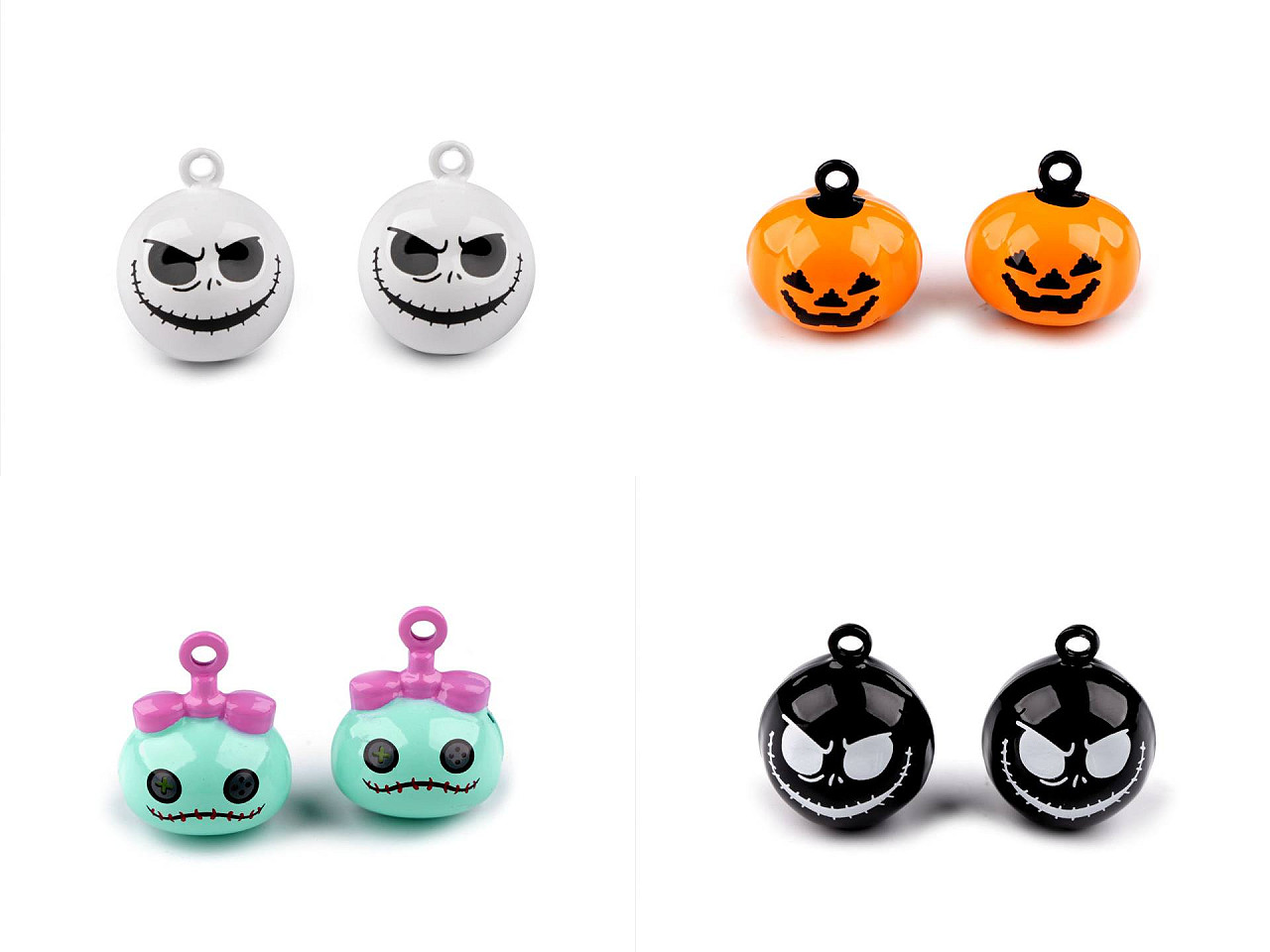 Clopoței de halloween - Verde mentă (2 Bucăți)