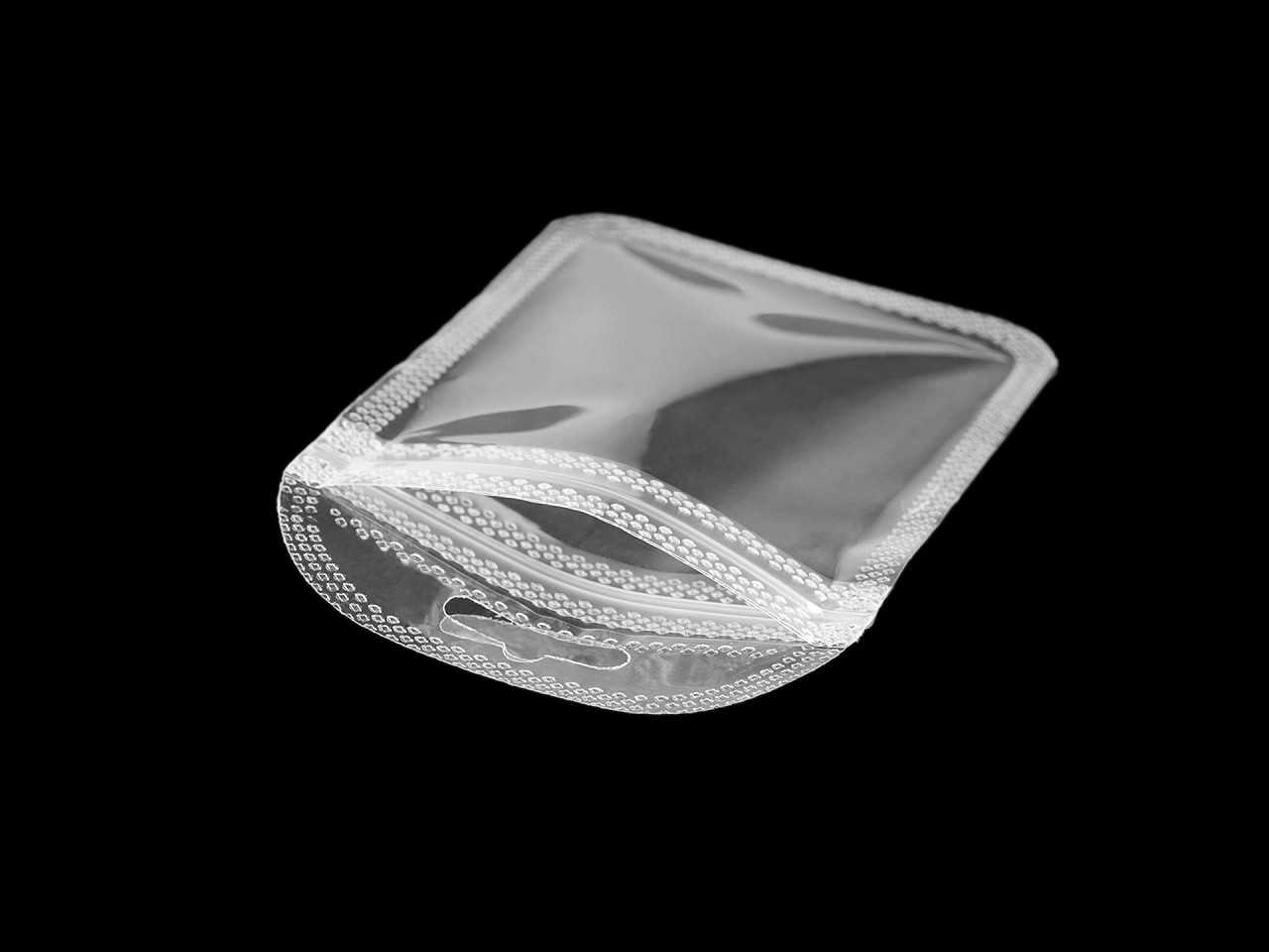 Saculeț din celofan cu fermoar 6,5x10 cm - Transparent (300 Bucăți) Saculeț din celofan cu fermoar 6,5x10 cm - Transparent (300 Bucăți)