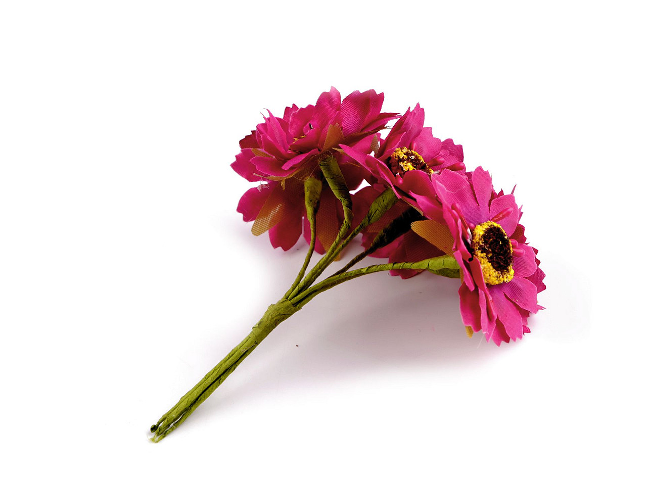 Floare artificială pe sârmă - Galben (6 Bucăți) Floare artificială pe sârmă - Galben (6 Bucăți)