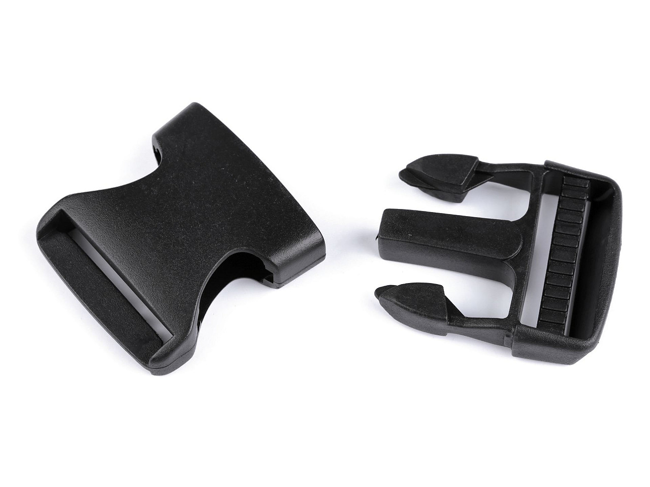 Catarama trident latime 38 mm - Negru (2 Perechi)