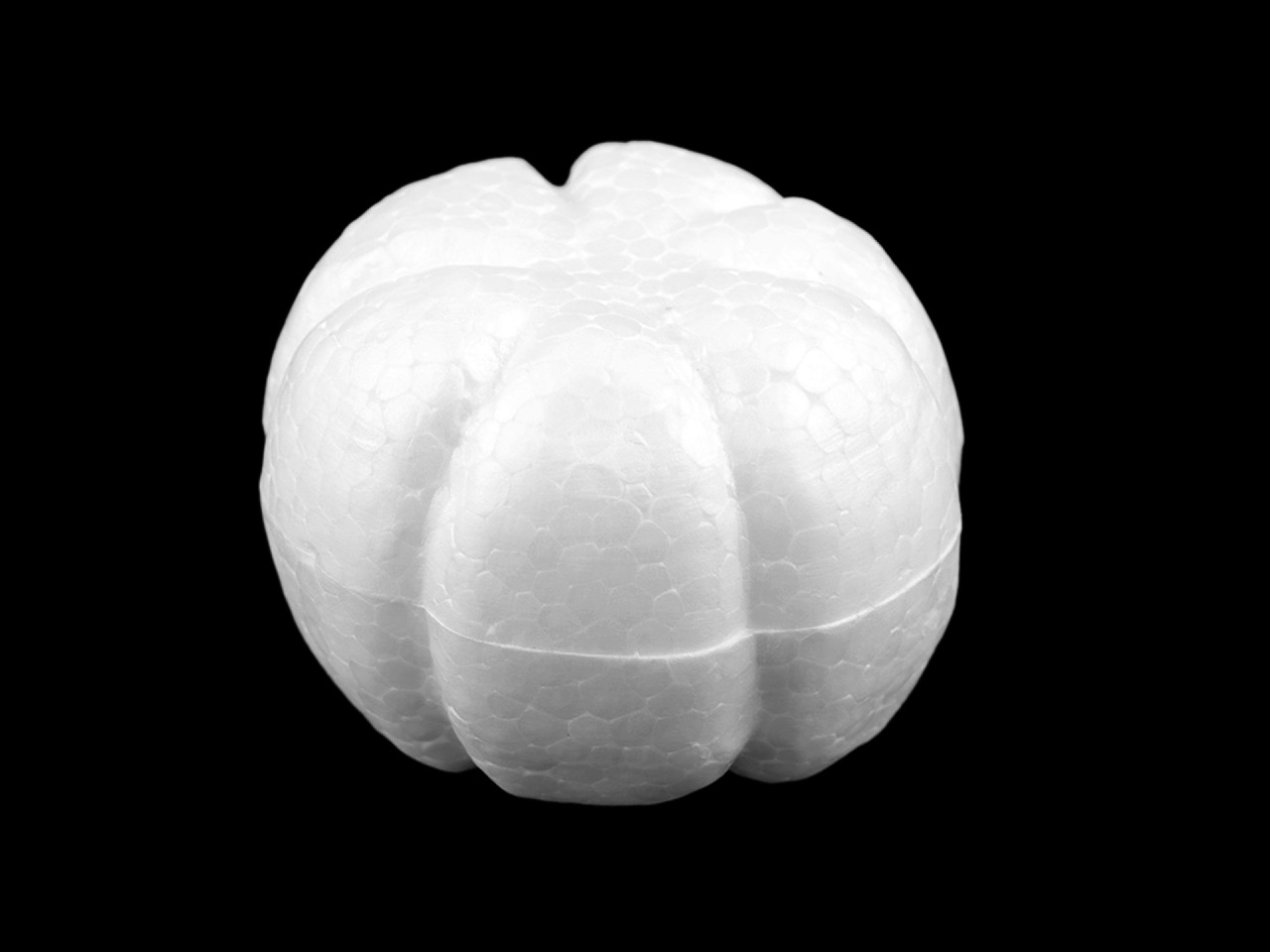 Dovleac polistiren 4x5,5 cm - Alb (20 Bucăți)
