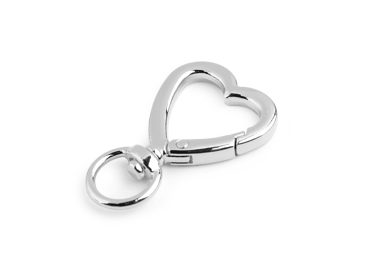 Carabina metalica  pivotanta, gaura 10 mm - Nichel negru (10 Bucăți)