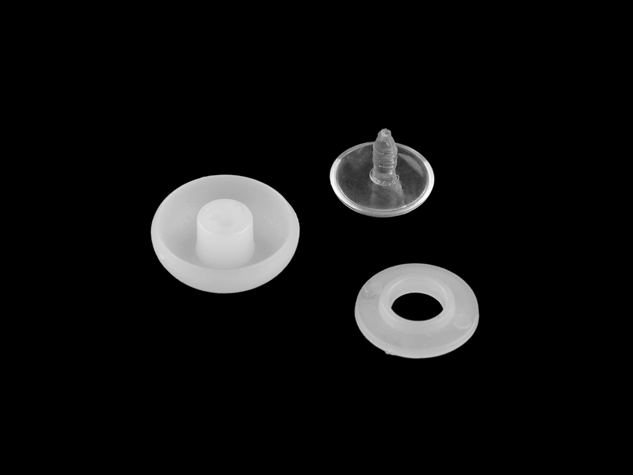 Nasture de imbracat pentru sepci 26" - Alb (25 Seturi)