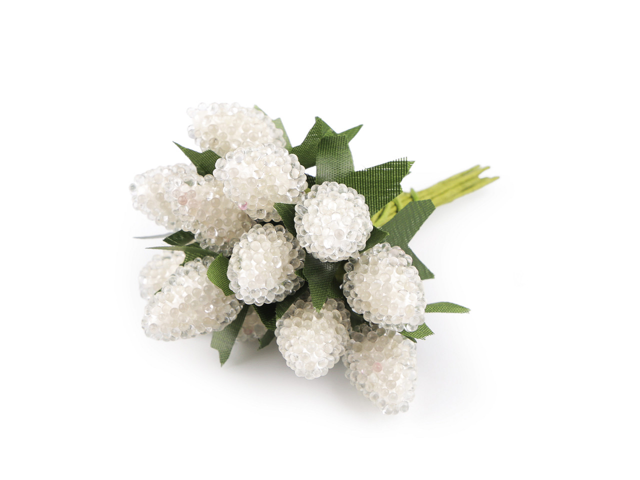 Căpșuni artificiale înghețate - Roz (1 Buchet)