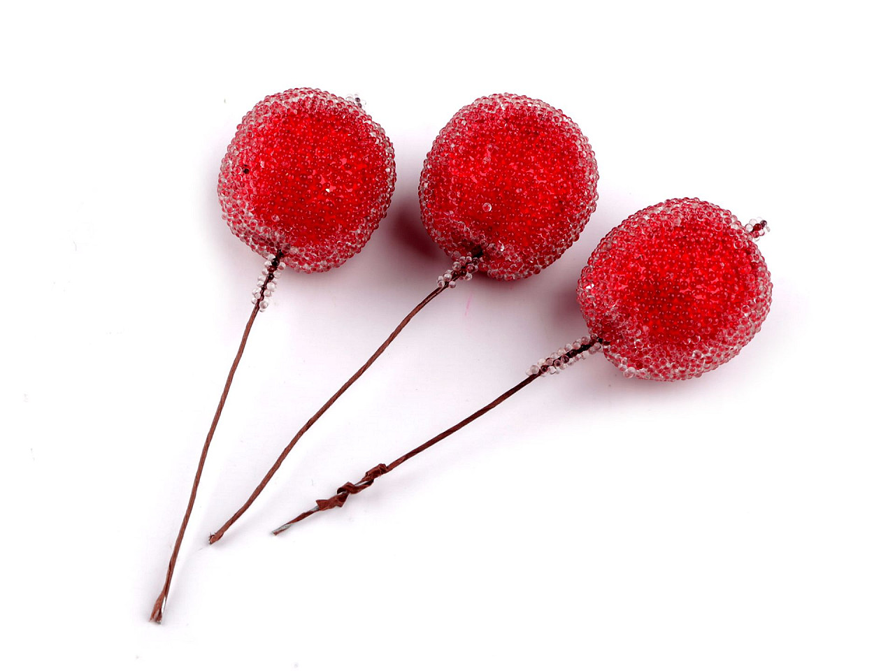 Mere artificiale înghețate - Roșu (3 Bucăți)