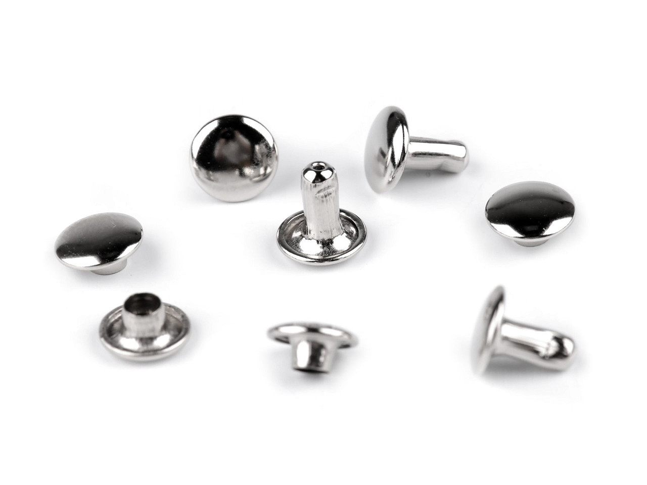 Capse / nituri ø8 mm - Negru (100 Perechi)