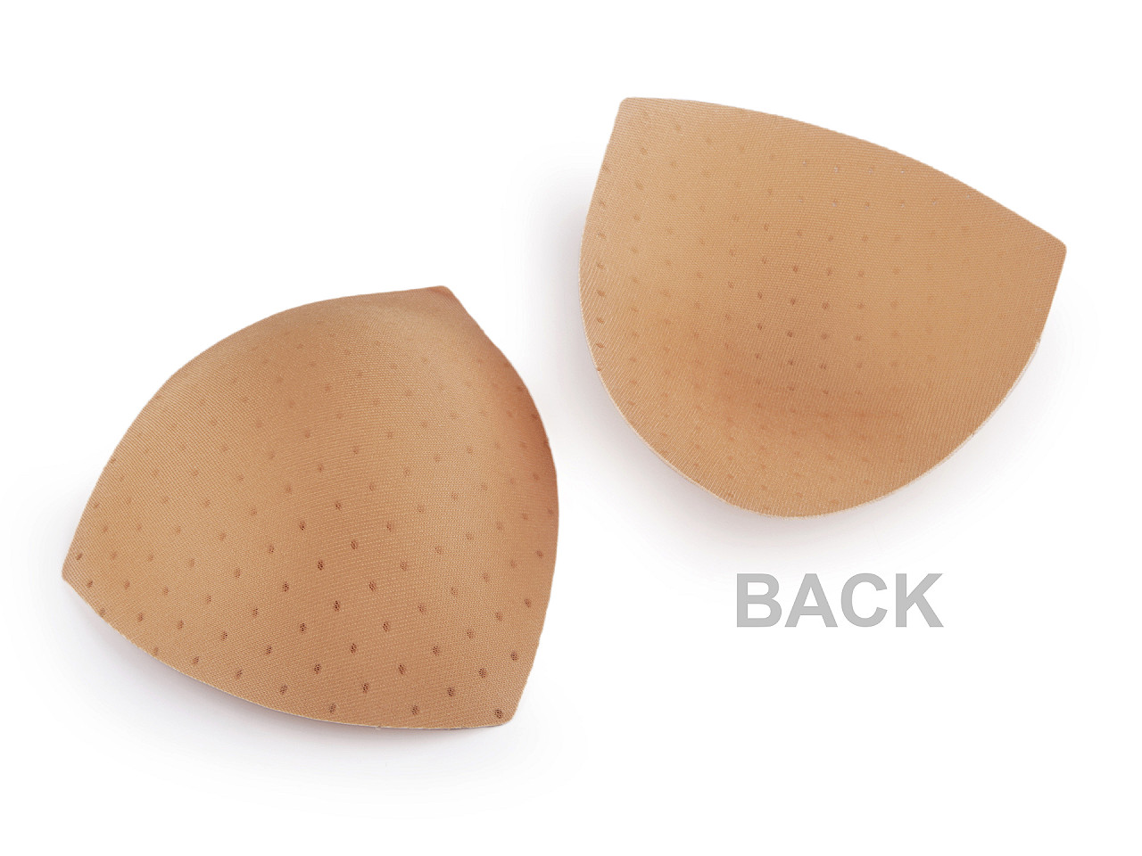 Cupe / bureți sutien cu perforații 38 - Alb (4 Perechi)