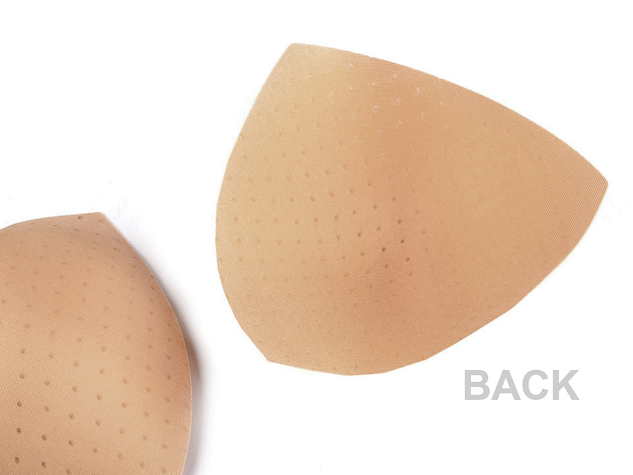 Cupe / bureți sutien cu perforații 44 - Nude (4 Perechi)