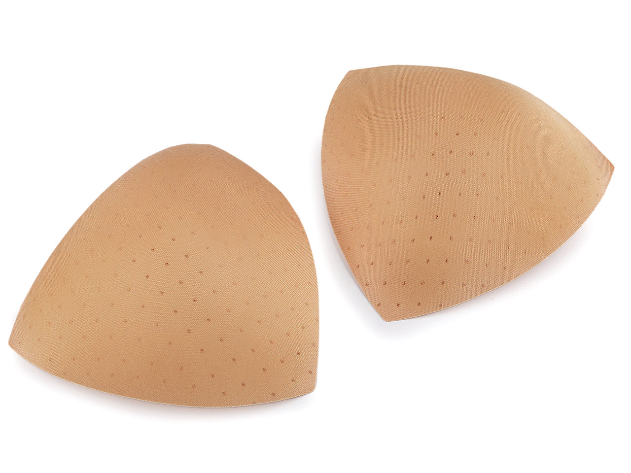 Cupe / bureți sutien cu perforații 46 - Alb (4 Perechi)