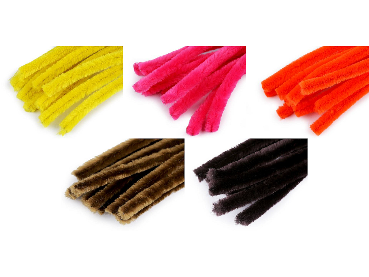 Sârmă plușată pentru modelare ø10 mm, lungime 30 cm - Gri neutral (10 Bucăți)