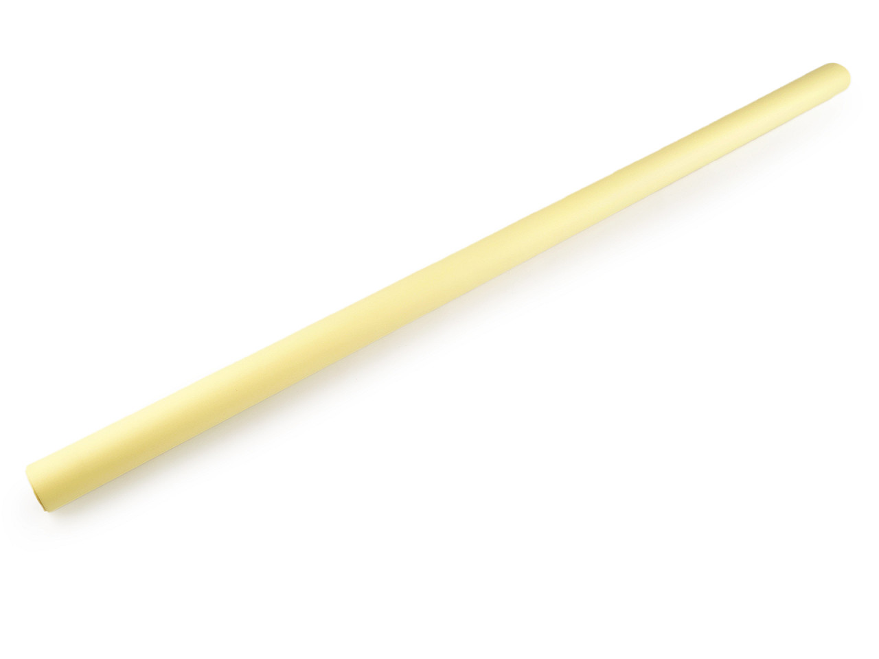 Hârtie de împachetat mată uni 0,78x2 m - Galben deschis (100 Bucăți)