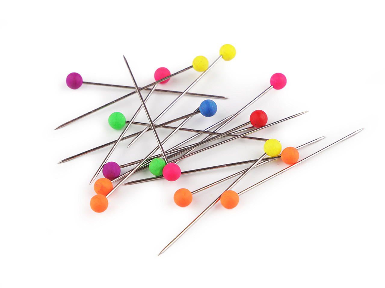 Bolduri cu cap din plastic, lungime 38 mm - Mix (20 Cutii)