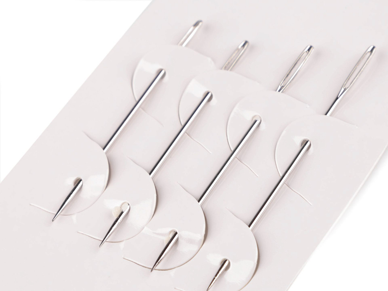 Ace pentru coaserea manuală a materialelor mai grosiere - Nichel (1 Card)