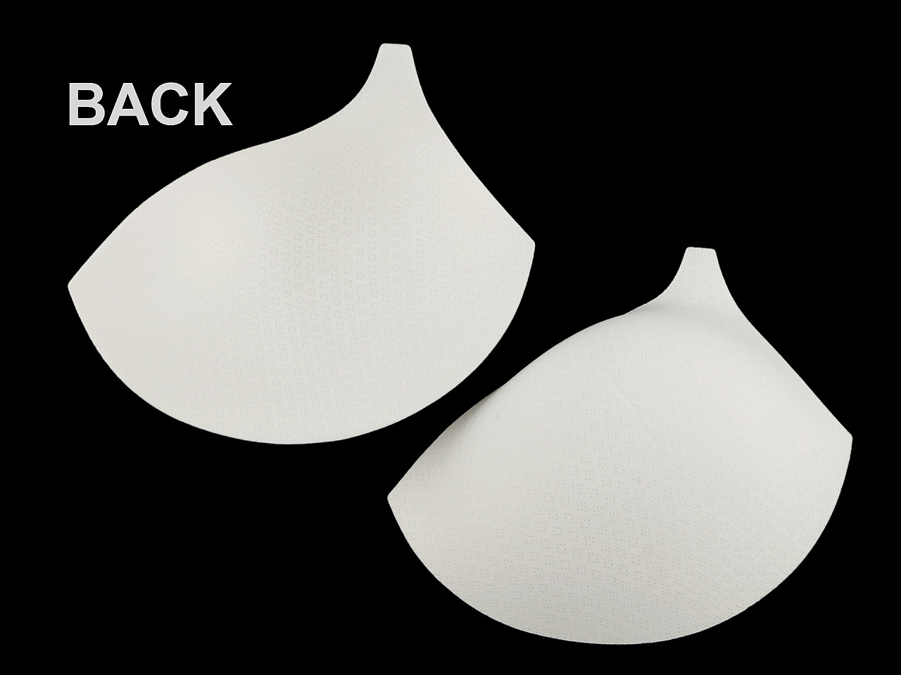 Cupe / bureți sutien / corsete cu perforații, marimea 38 - Off white (25 Perechi)