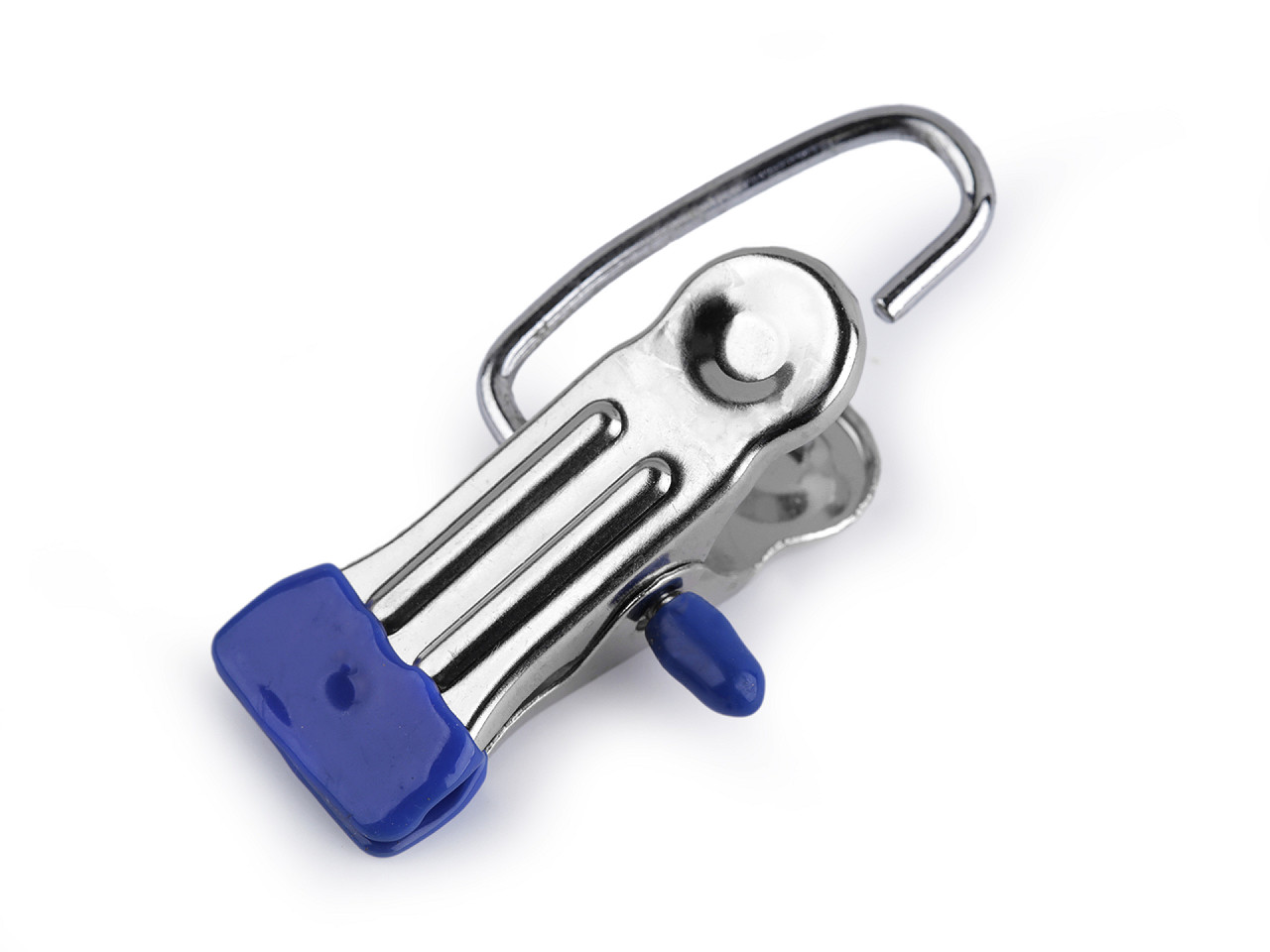 Cârlig metalic cu clemă pentru mărfuri - Argintiu (20 Bucăți)