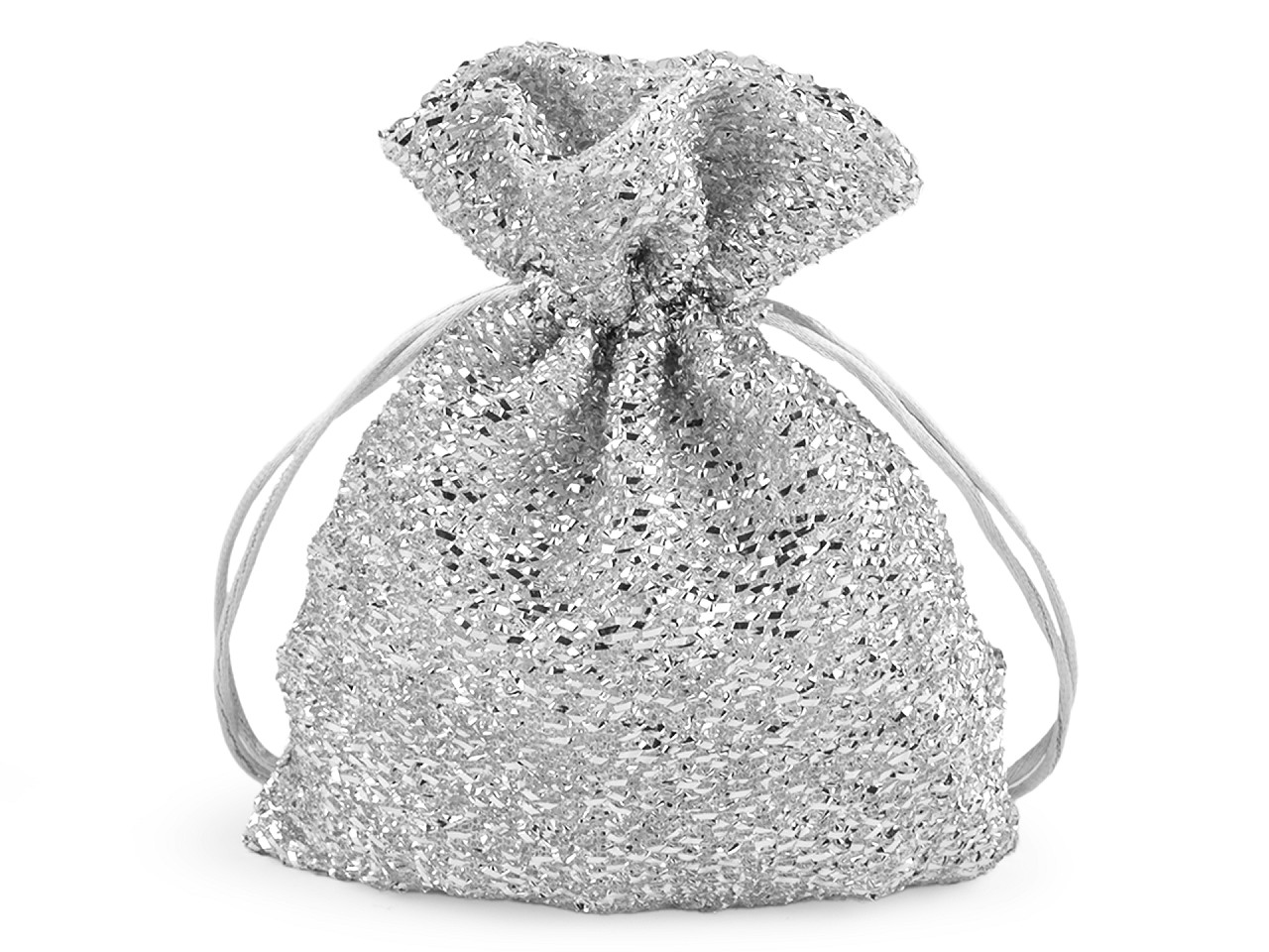 Saculet cadou 13x18 cm - Argintiu (10 Bucăți)