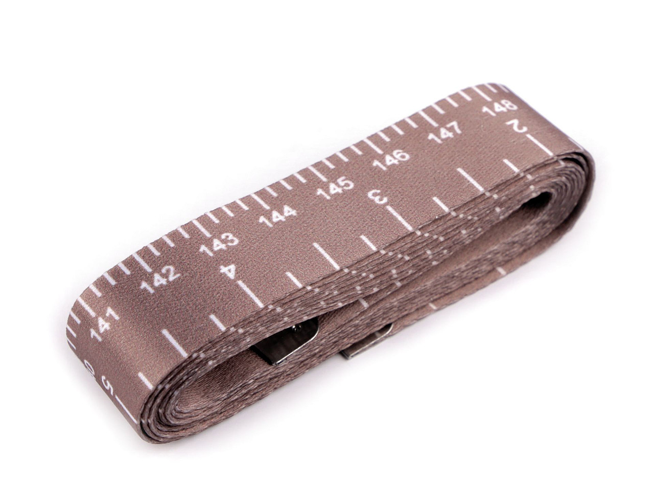 Metru de croitorie din satin - Negru (1 Bucată)