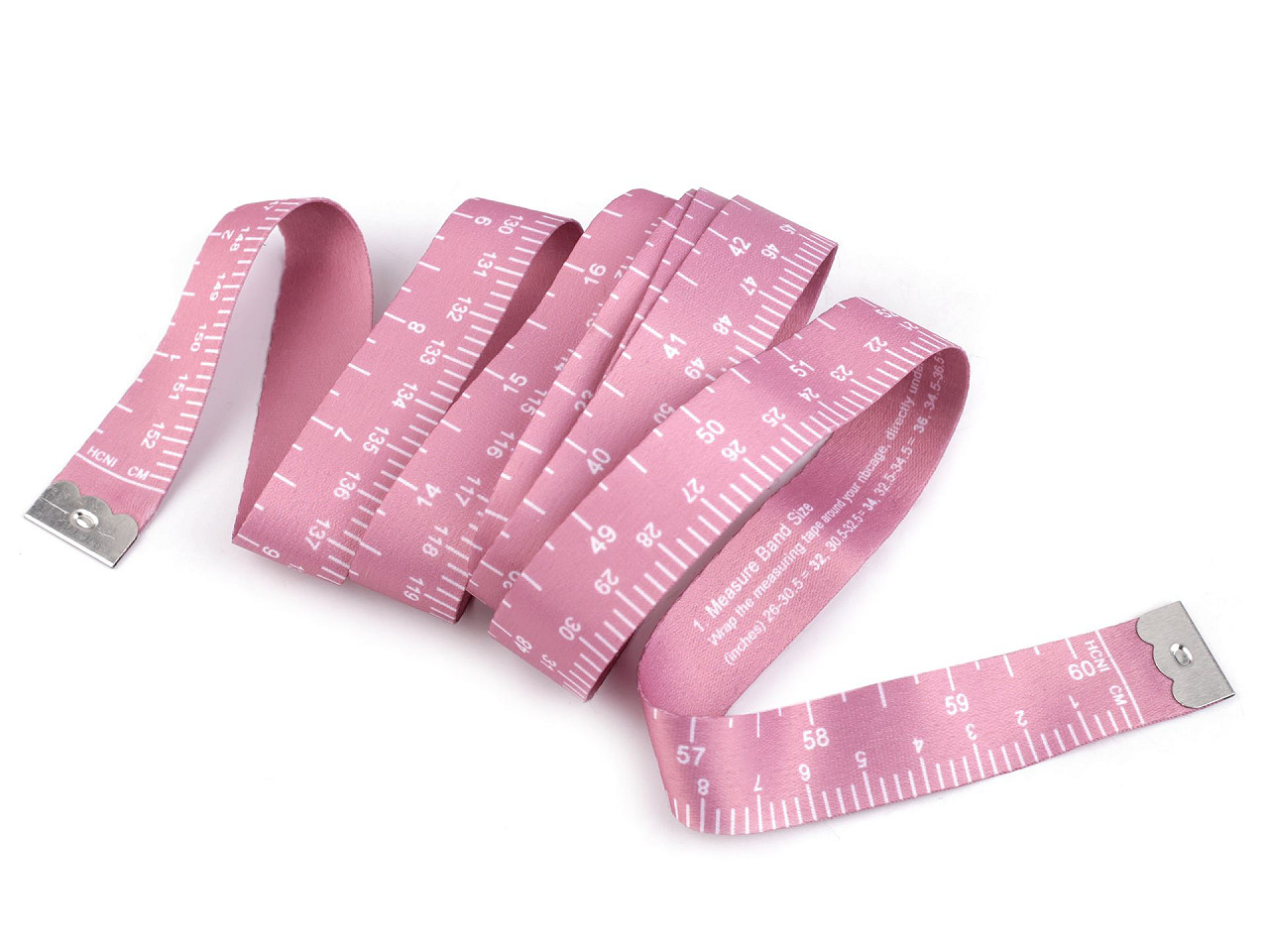 Metru de croitorie din satin - Negru (1 Bucată)