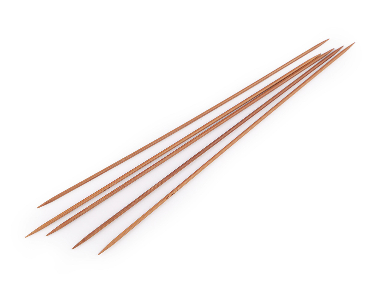 Andrele din bambus pentru șosete nr 2; 2,5; 3; 3,5; 4.5 - Bambus închis (1 Set)