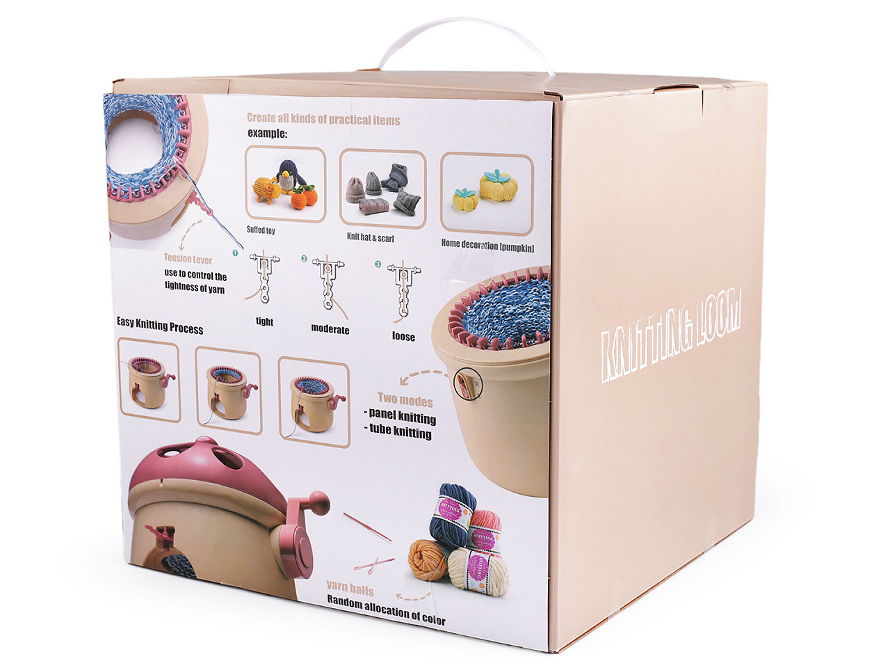 Mașină de tricotat - Bej (1 Set)