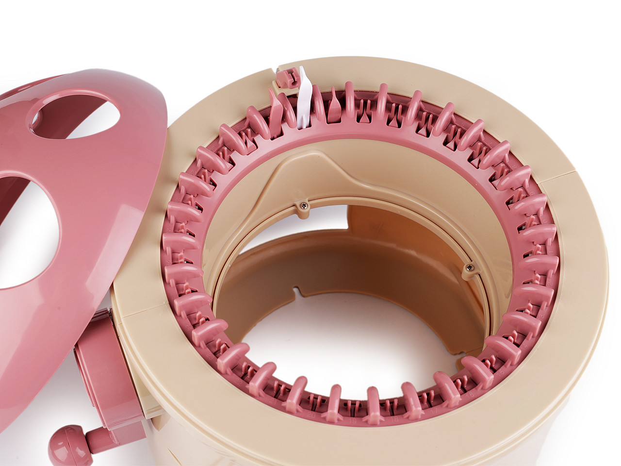 Mașină de tricotat - Bej (1 Set)