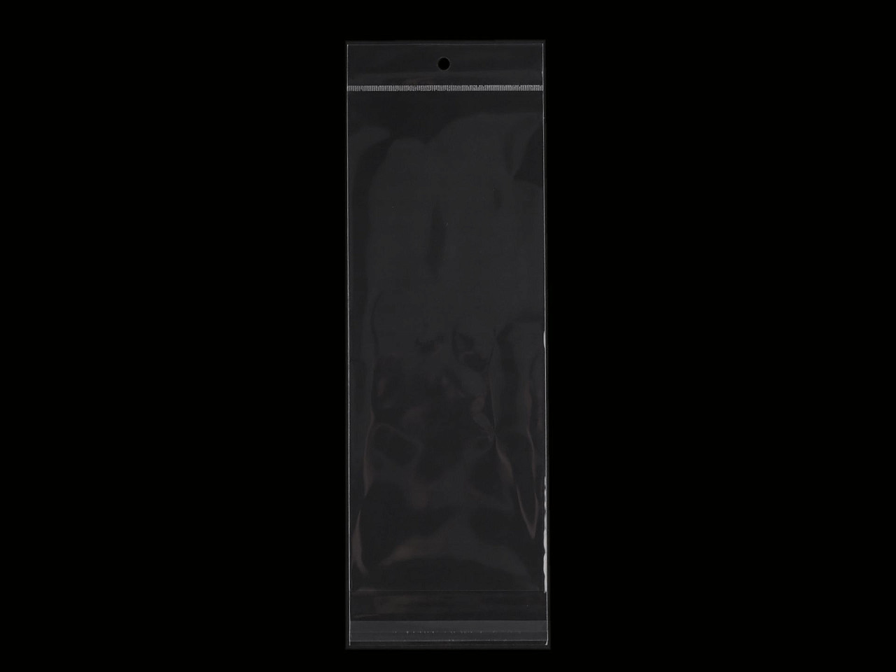 Punga pp cu clapeta adeziva si agatatoare 12x30 cm - Transparent (100 Bucăți)