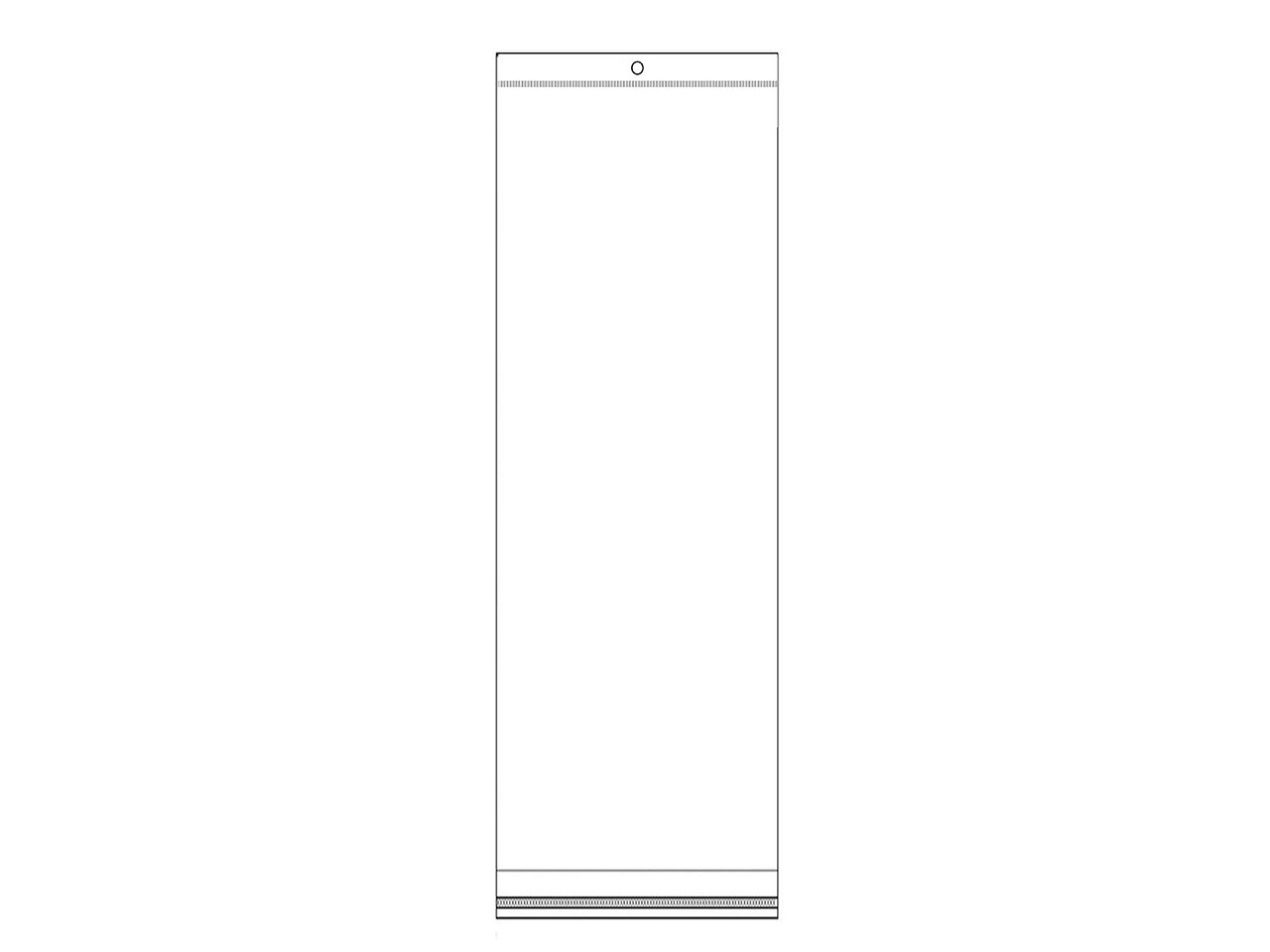Punga pp cu clapeta adeziva si agatatoare 12x30 cm - Transparent (100 Bucăți)