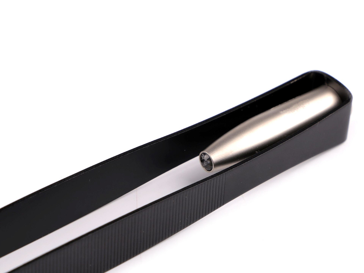 Penseta metalica cu lumina led - Negru (1 Bucată)