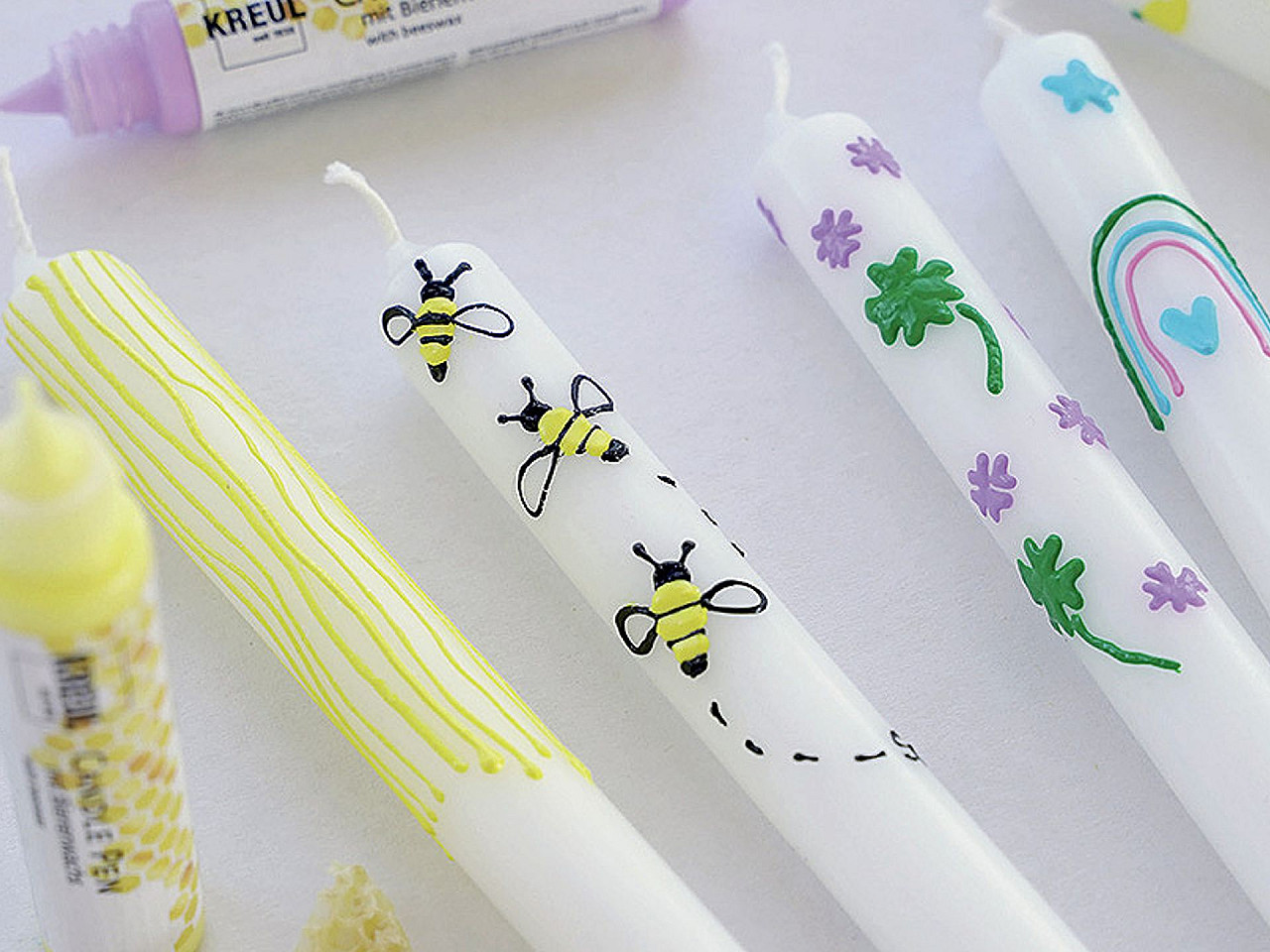 Marker de ceară pentru lumânări 29 ml - Auriu (1 Bucată)