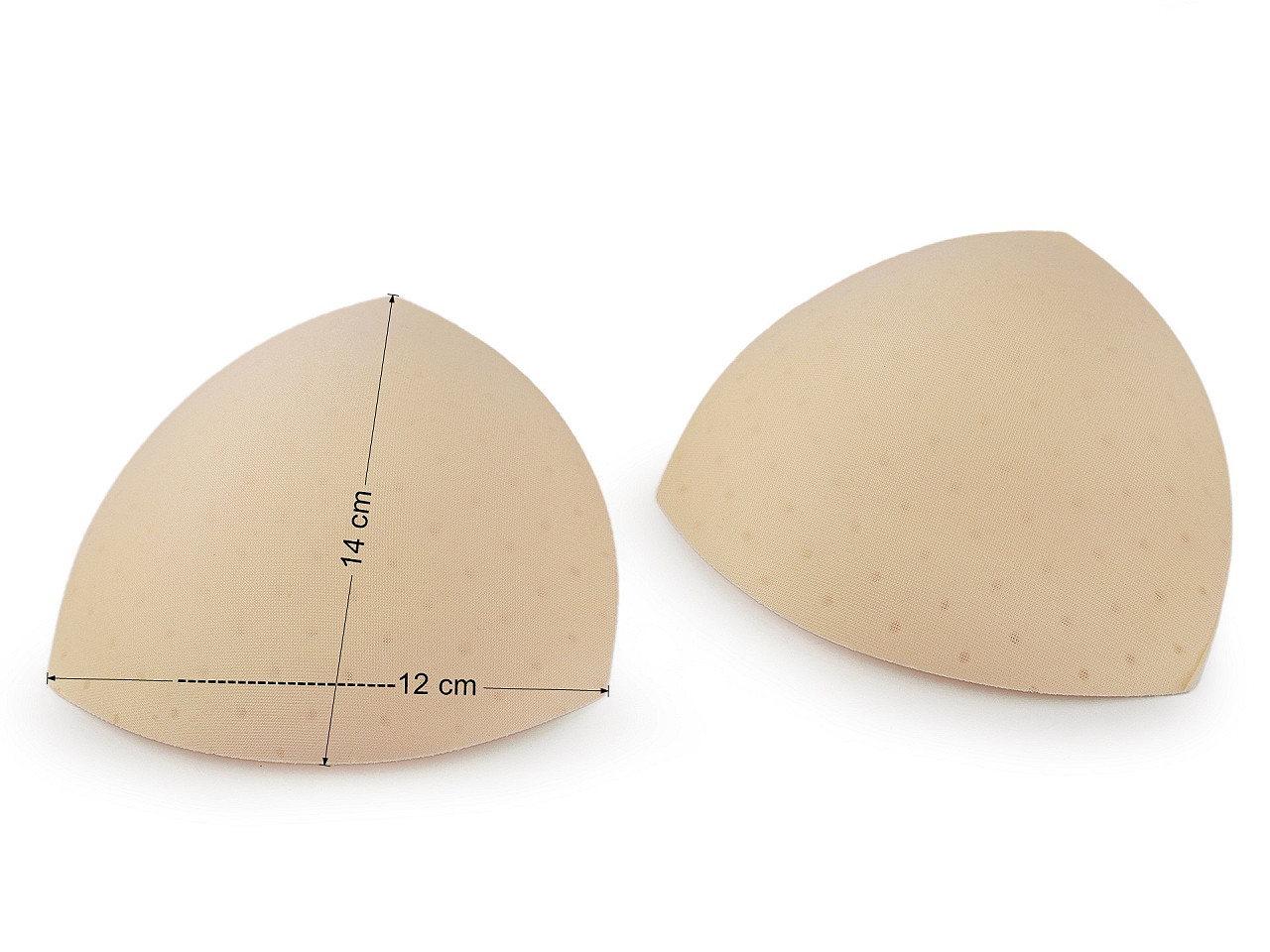 Cupe / bureți sutien / corsete cu perforații, marimea m - Nude (25 Perechi)