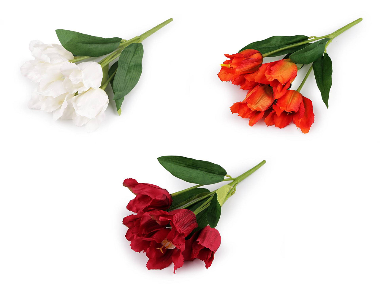 Buchet de lalele artificiale - Roșu scarlet (1 Bucată)