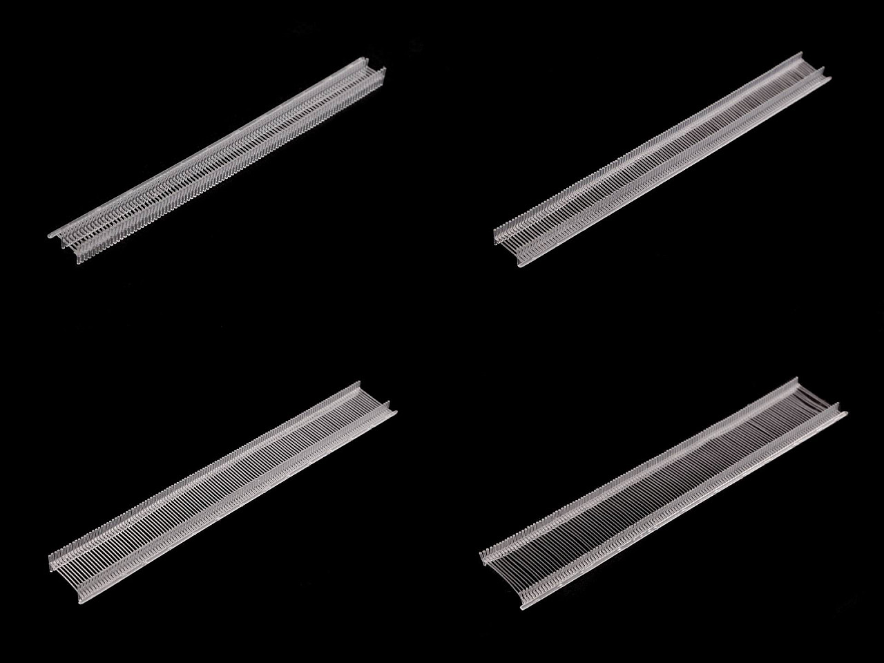 Agățători etichete, pentru clește cu ac fin 5; 10; 15; 20 mm - Transparent (1 Cutie)