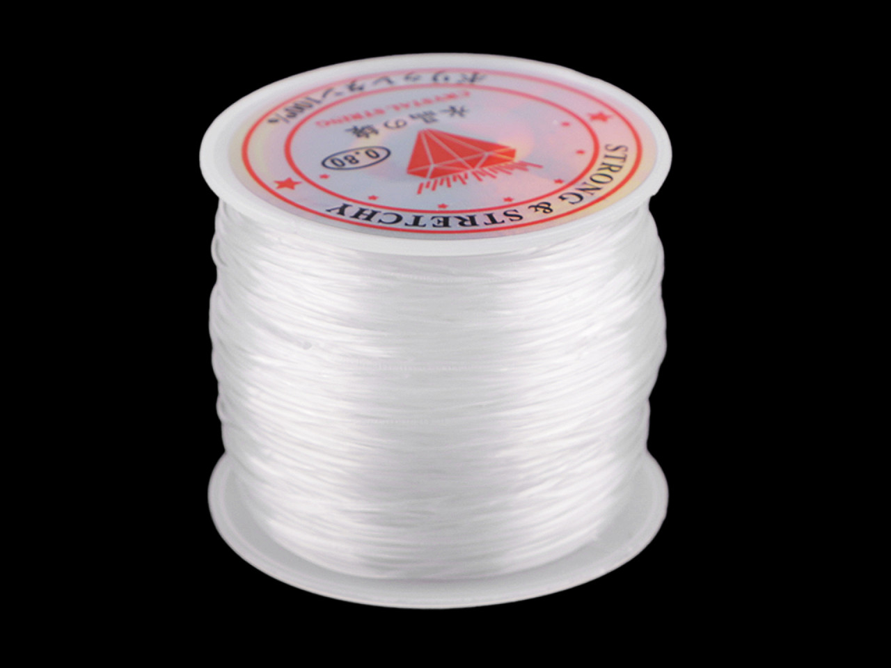 Fir de nailon ø0,8 mm - Transparent (1 Bucată)