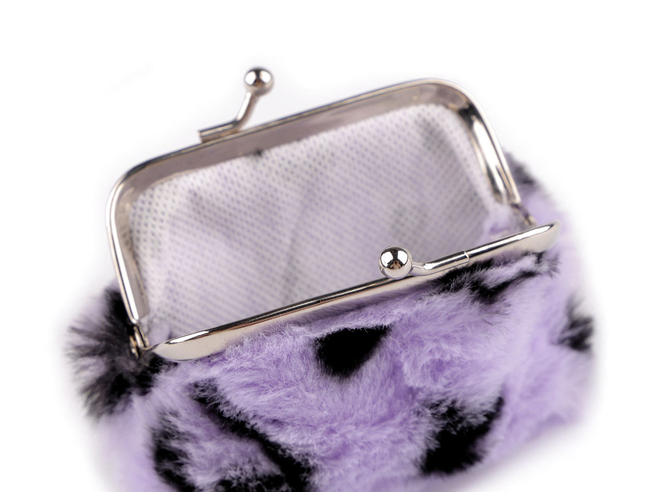 Portofel mic pentru monede, tigru de pluș - Bej deschis (1 Bucată)